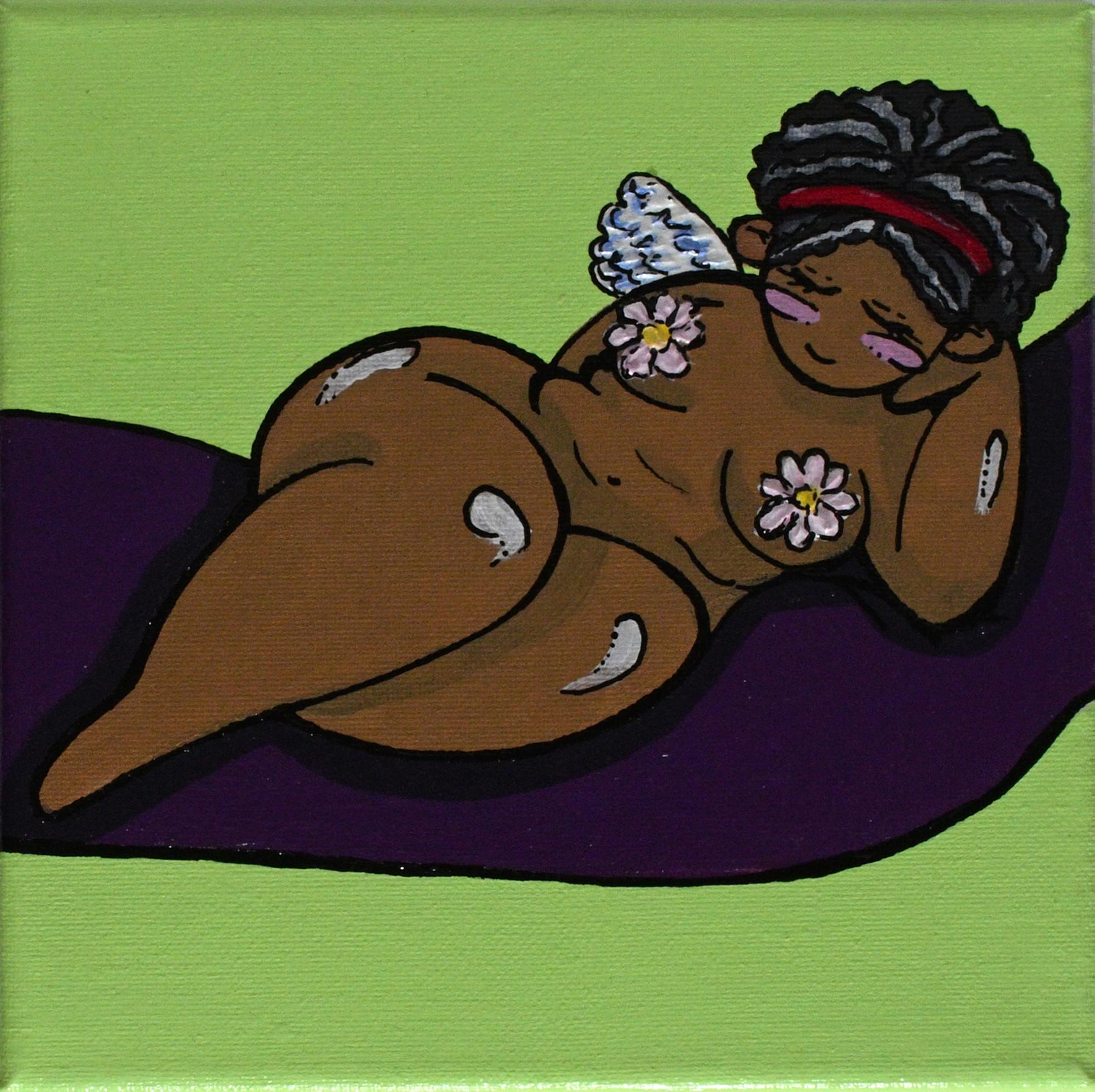 Resting in Green — detail 1