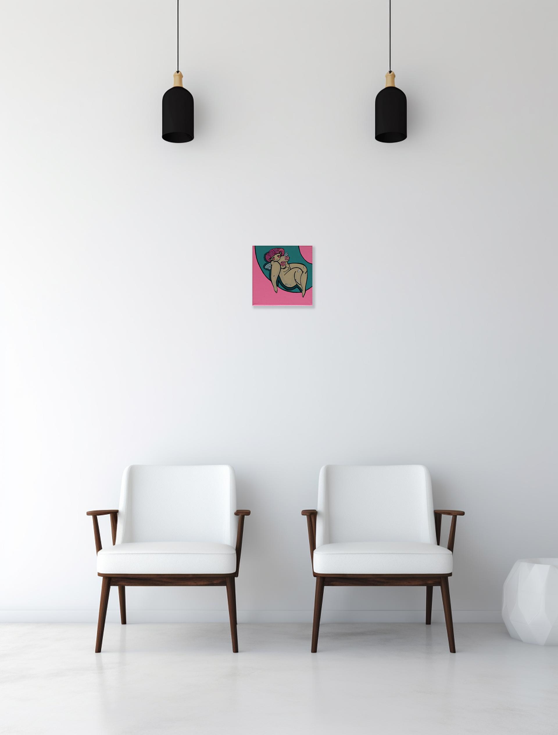Resting in Pink — detail 1