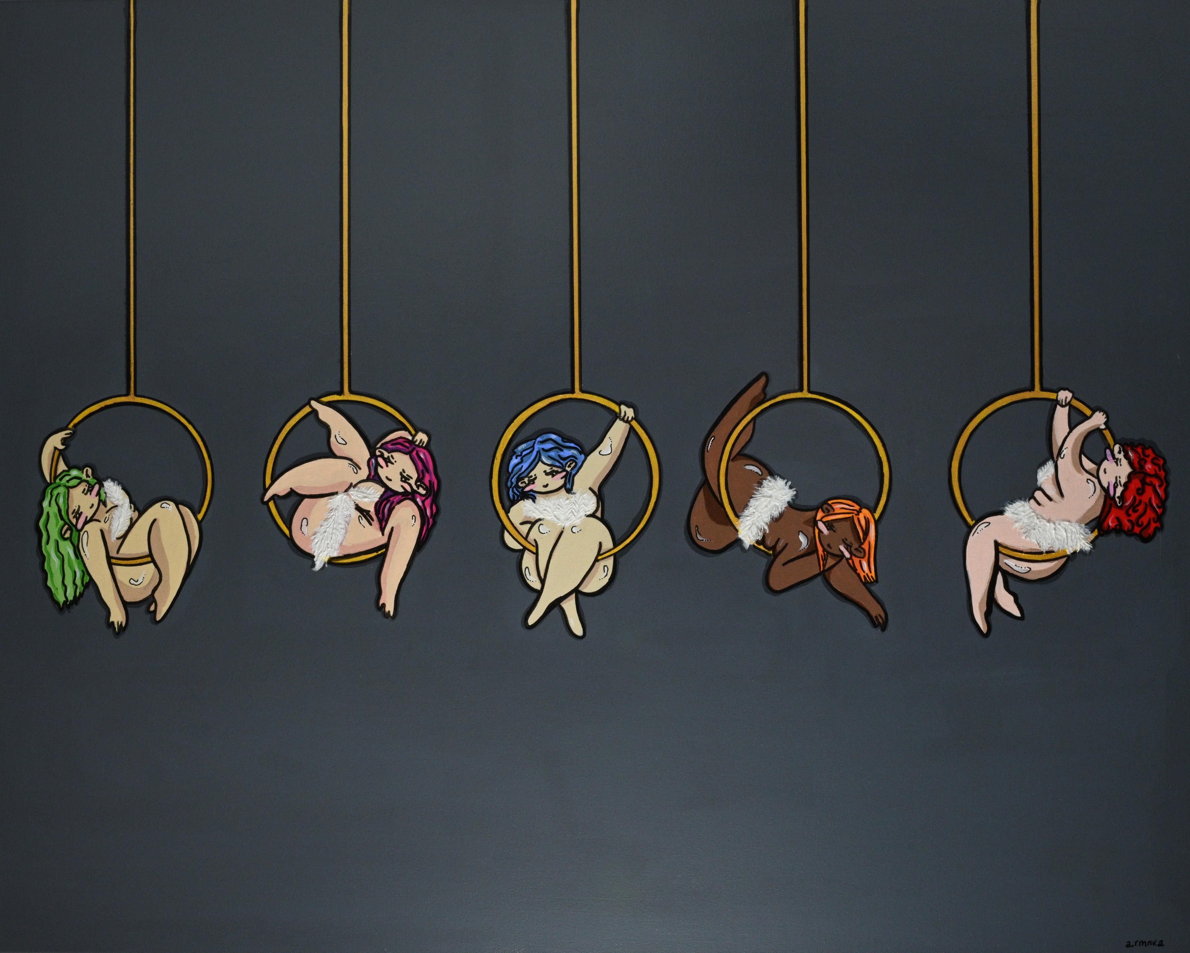 Five in Air — detail 1